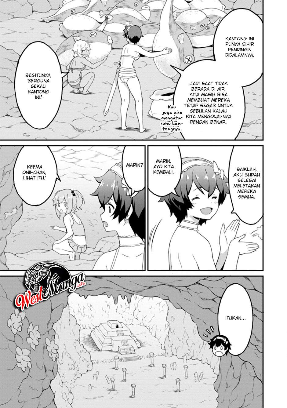 Taberu dake de Level-Up! Damegami to Issho ni Isekai Musou Chapter 21.2 Gambar 9