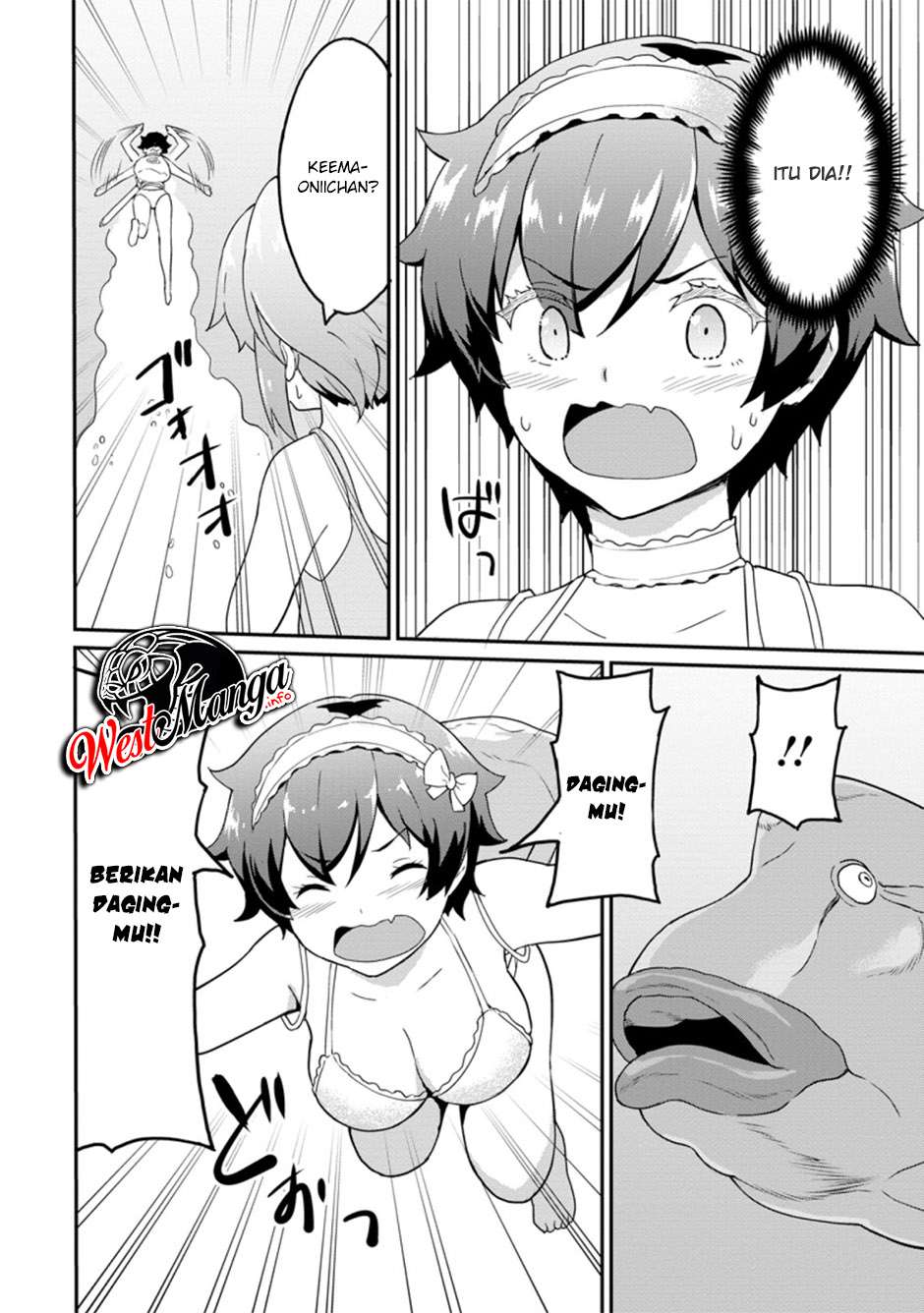 Taberu dake de Level-Up! Damegami to Issho ni Isekai Musou Chapter 21.3 Gambar 6