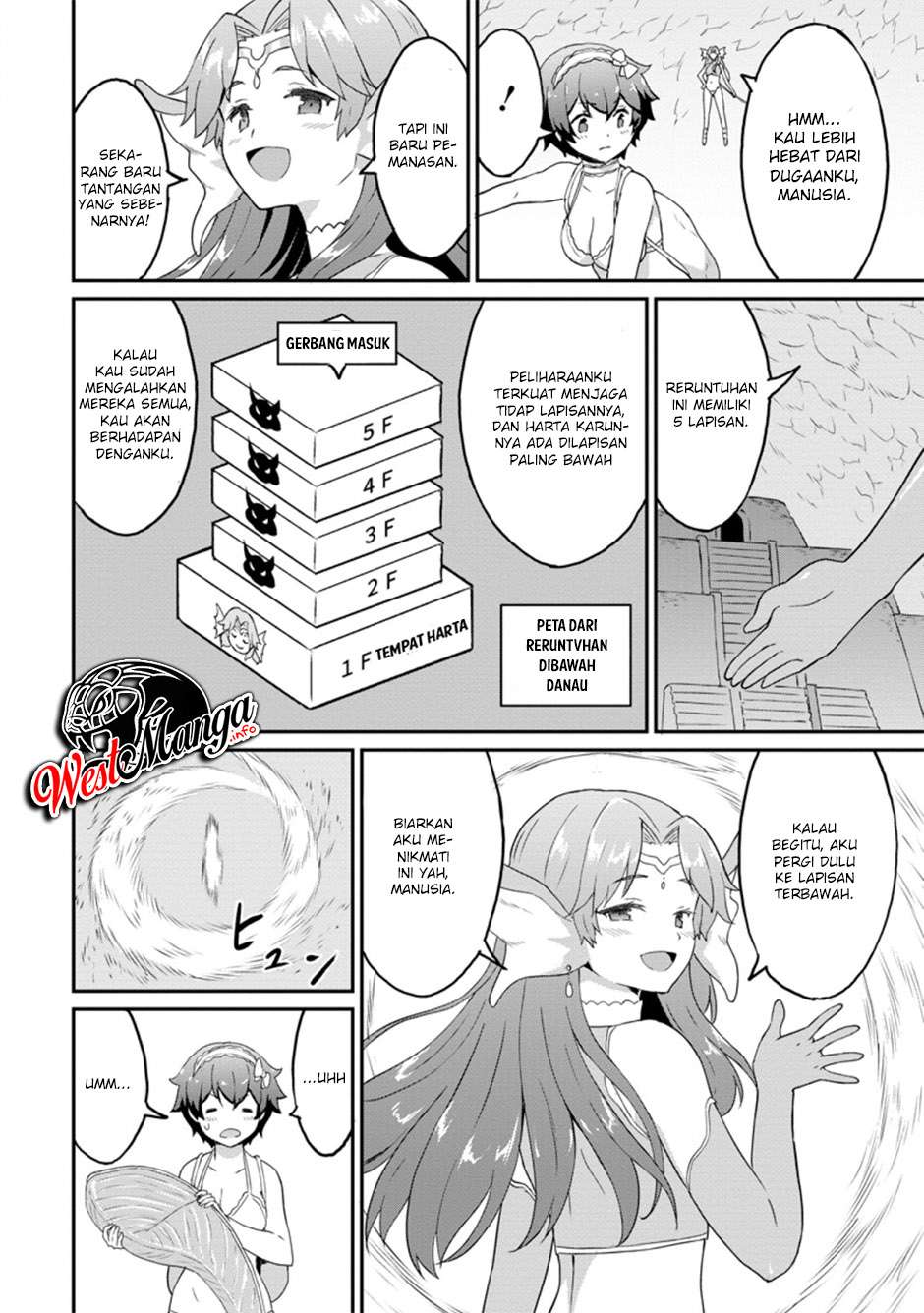 Taberu dake de Level-Up! Damegami to Issho ni Isekai Musou Chapter 21.3 Gambar 8