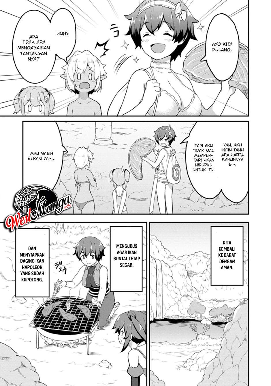 Taberu dake de Level-Up! Damegami to Issho ni Isekai Musou Chapter 21.3 Gambar 9