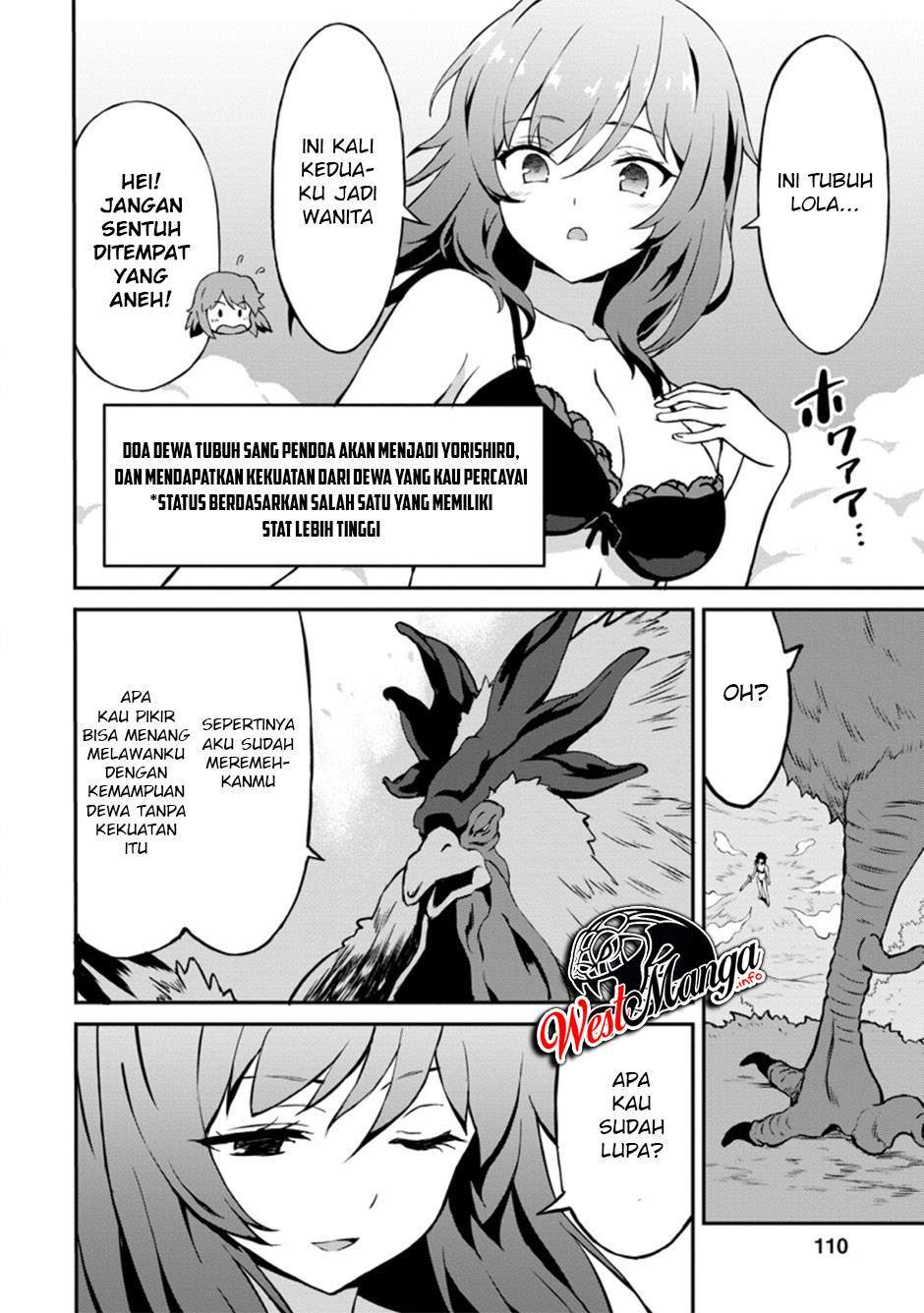 Taberu dake de Level-Up! Damegami to Issho ni Isekai Musou Chapter 24.2 Gambar 11