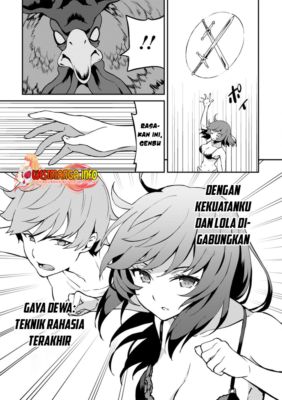 Taberu dake de Level-Up! Damegami to Issho ni Isekai Musou Chapter 24.3 Gambar 3