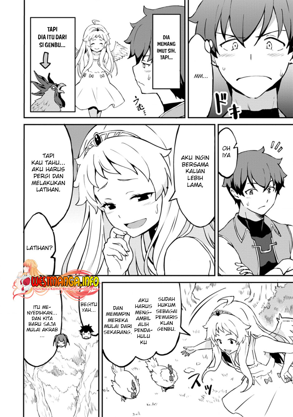 Taberu dake de Level-Up! Damegami to Issho ni Isekai Musou Chapter 25.1 Gambar 11