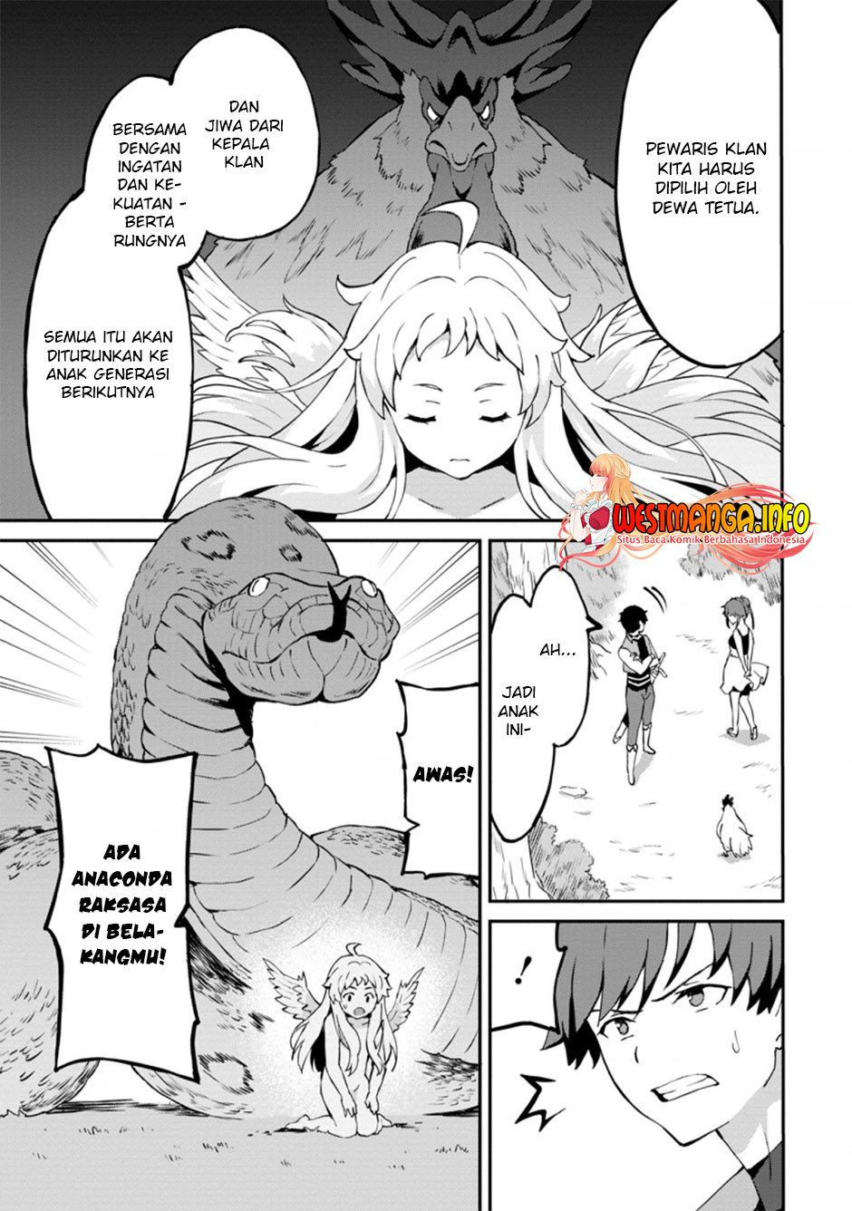 Taberu dake de Level-Up! Damegami to Issho ni Isekai Musou Chapter 25.1 Gambar 6