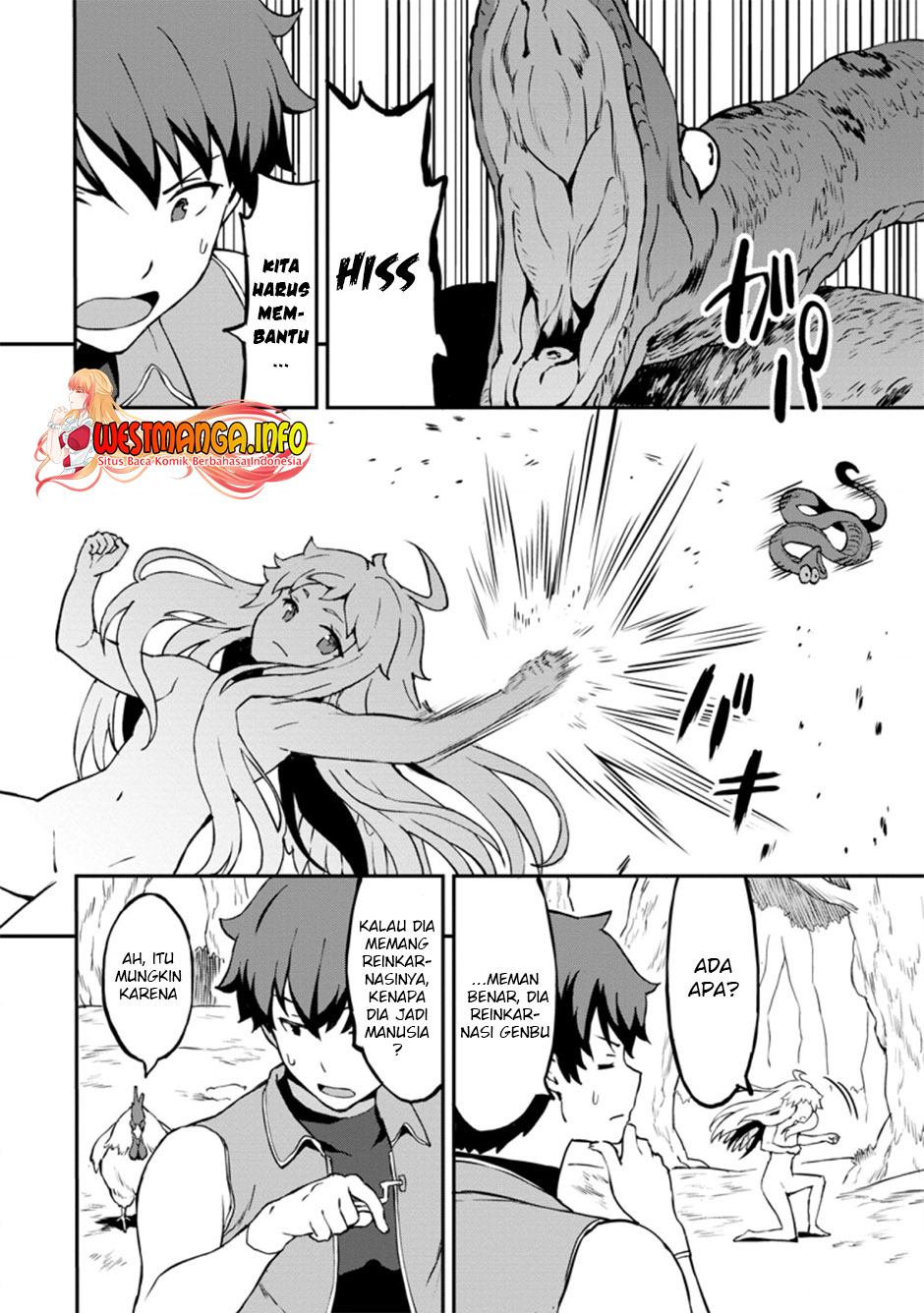 Taberu dake de Level-Up! Damegami to Issho ni Isekai Musou Chapter 25.1 Gambar 7