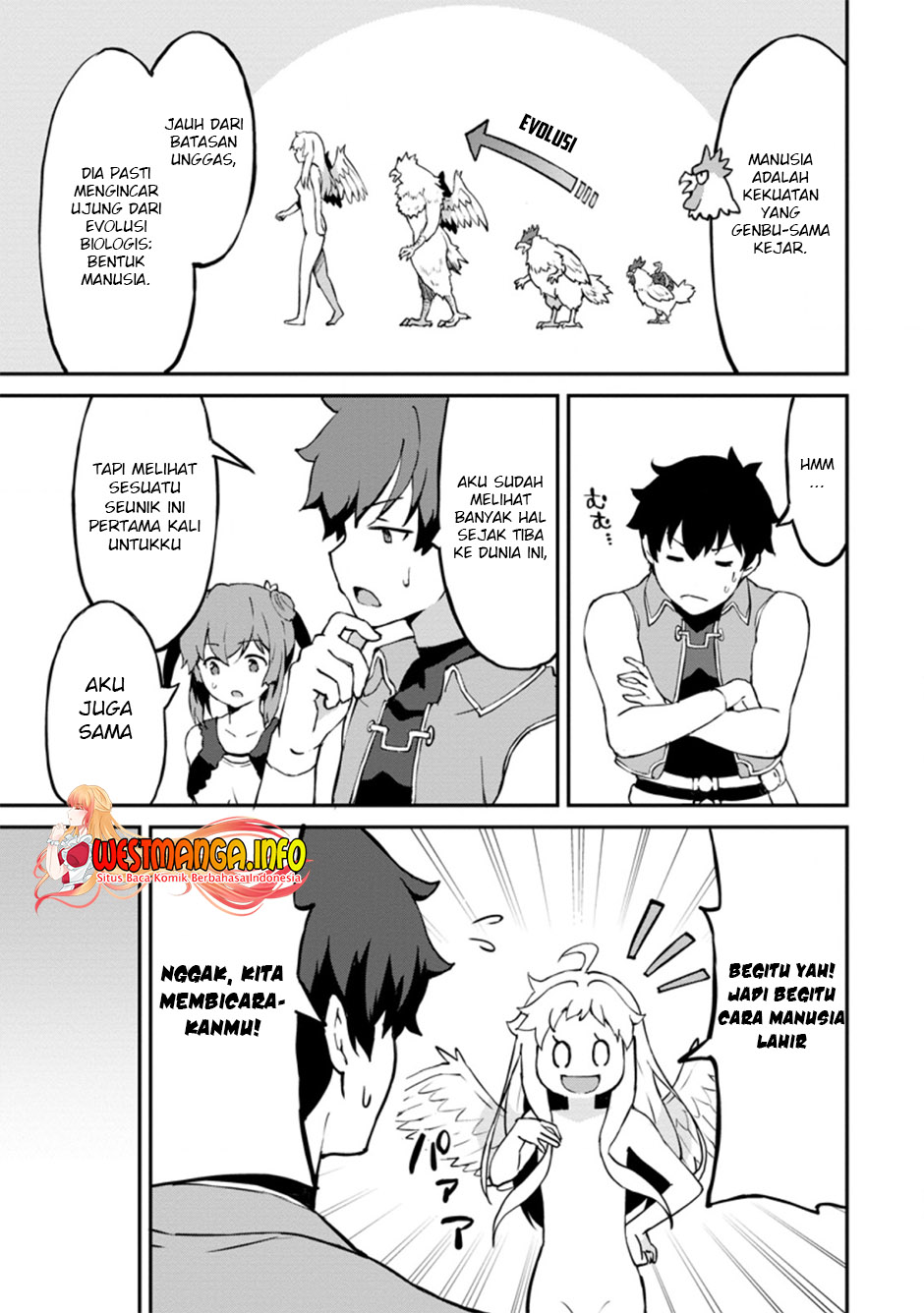 Taberu dake de Level-Up! Damegami to Issho ni Isekai Musou Chapter 25.1 Gambar 8