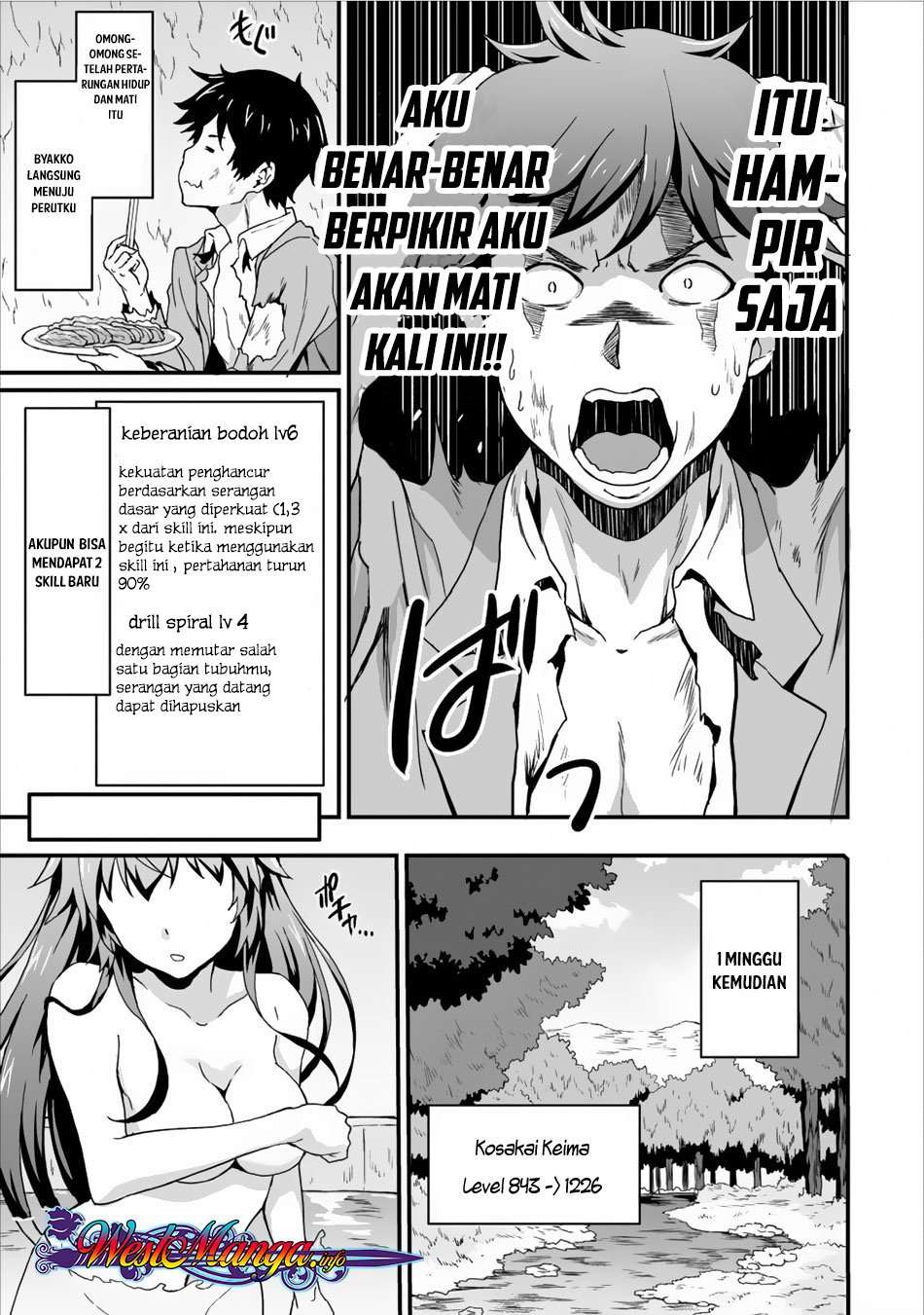 Taberu dake de Level-Up! Damegami to Issho ni Isekai Musou Chapter 3 Gambar 18