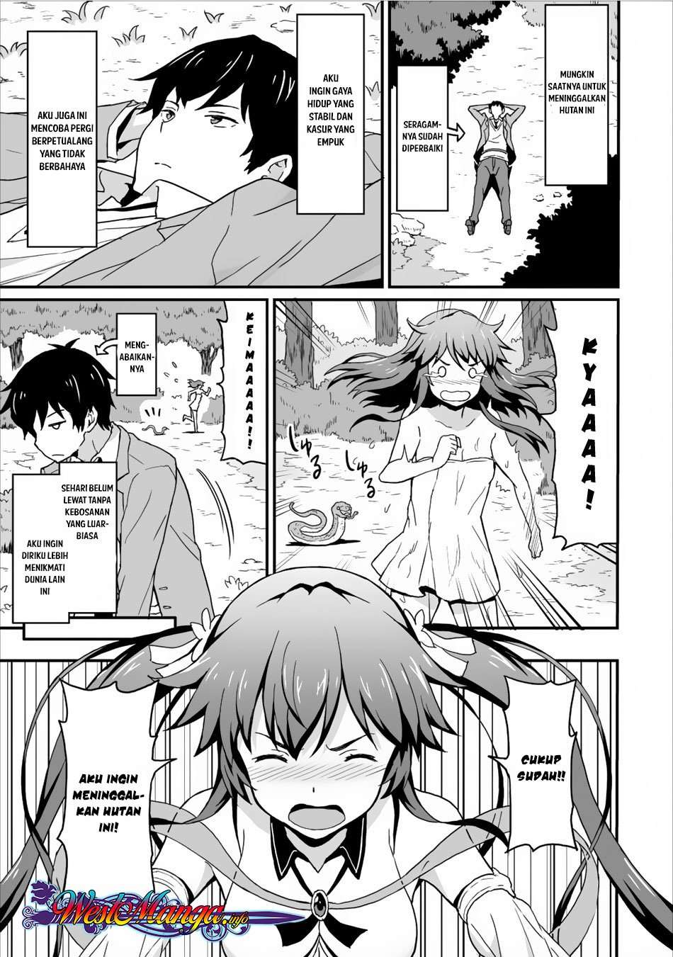 Taberu dake de Level-Up! Damegami to Issho ni Isekai Musou Chapter 3 Gambar 20