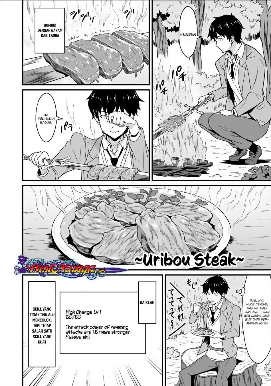 Taberu dake de Level-Up! Damegami to Issho ni Isekai Musou Chapter 3 Gambar 7