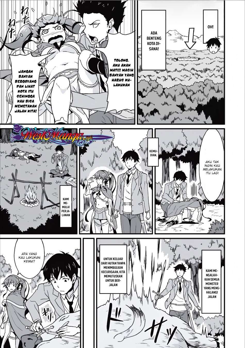 Taberu dake de Level-Up! Damegami to Issho ni Isekai Musou Chapter 4 Gambar 4