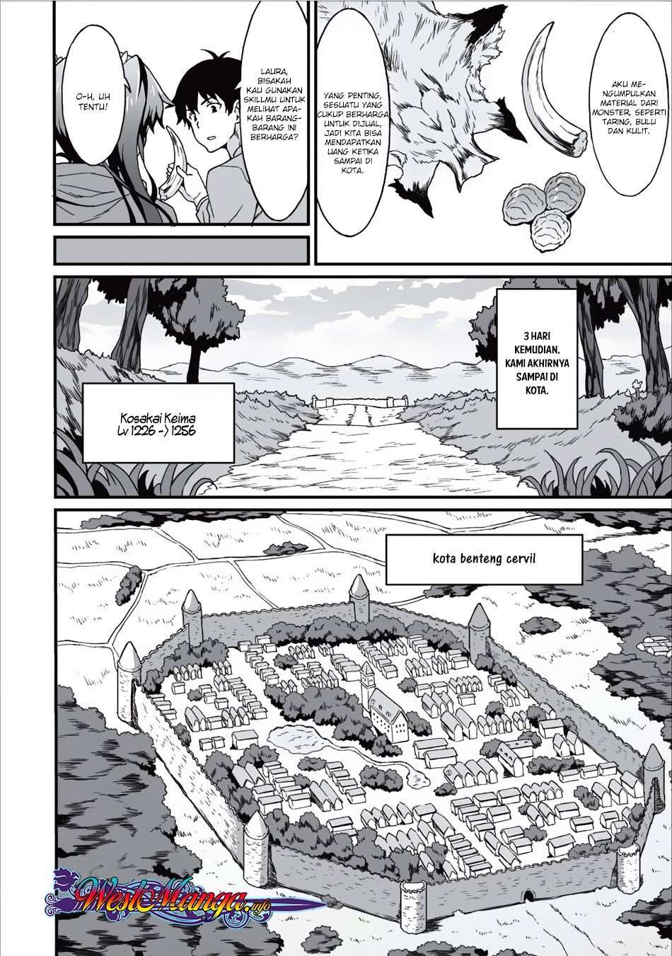Taberu dake de Level-Up! Damegami to Issho ni Isekai Musou Chapter 4 Gambar 5