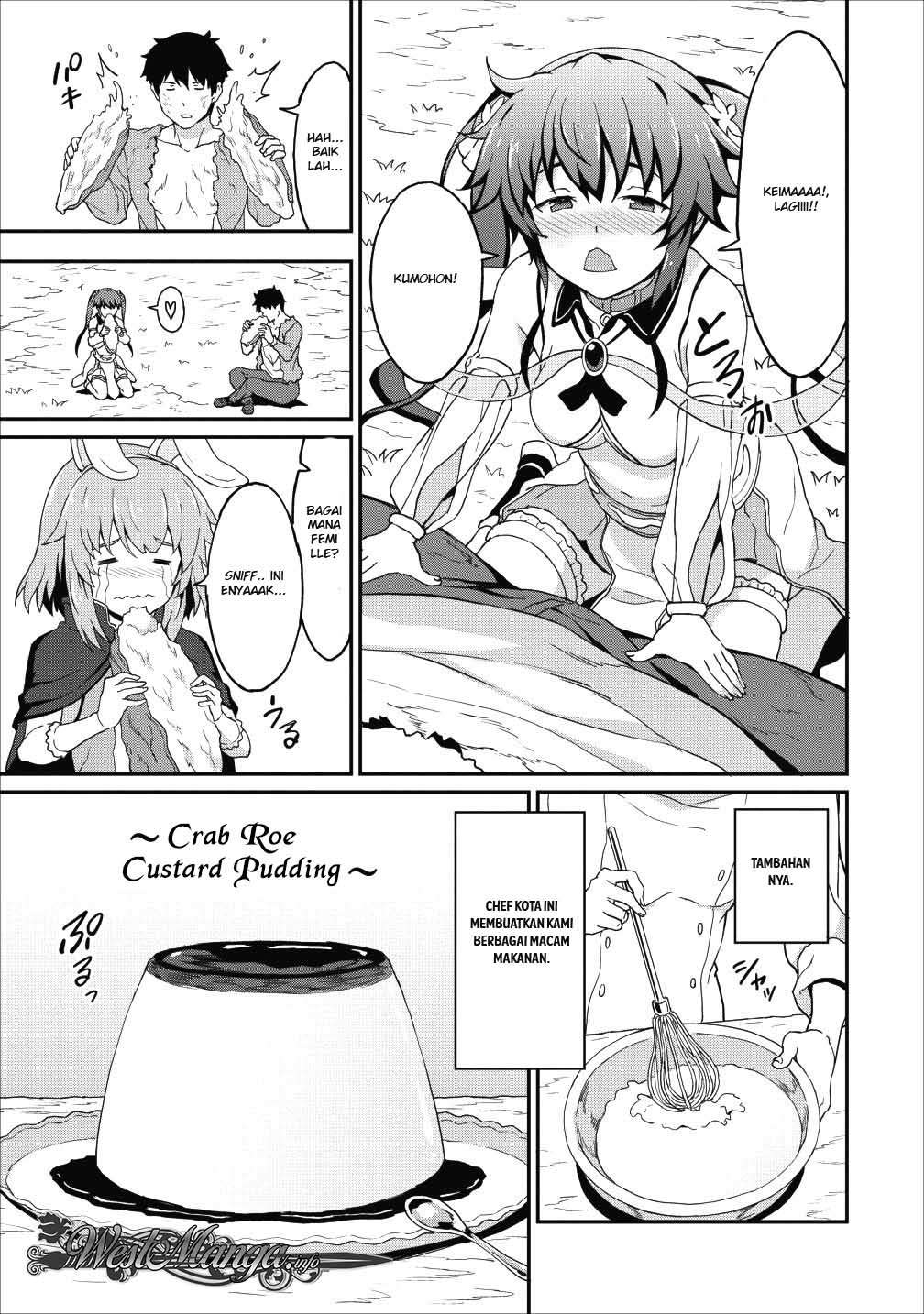 Taberu dake de Level-Up! Damegami to Issho ni Isekai Musou Chapter 9.1 Gambar 12