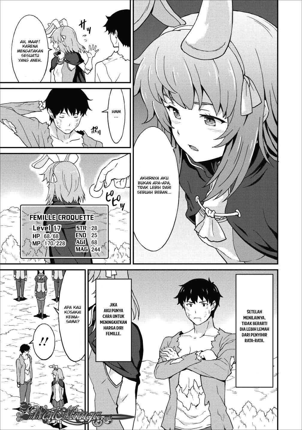 Taberu dake de Level-Up! Damegami to Issho ni Isekai Musou Chapter 9.1 Gambar 14