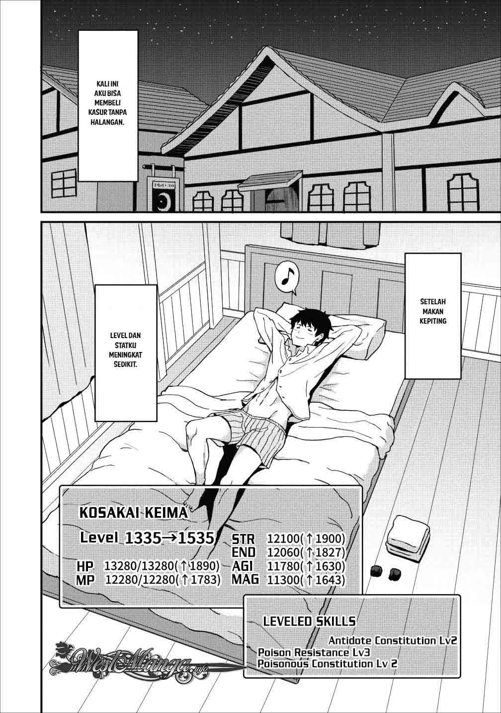 Taberu dake de Level-Up! Damegami to Issho ni Isekai Musou Chapter 9.1 Gambar 17