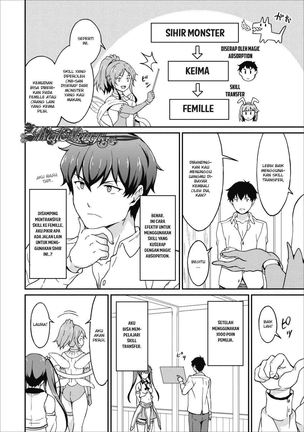Taberu dake de Level-Up! Damegami to Issho ni Isekai Musou Chapter 9.2 Gambar 8