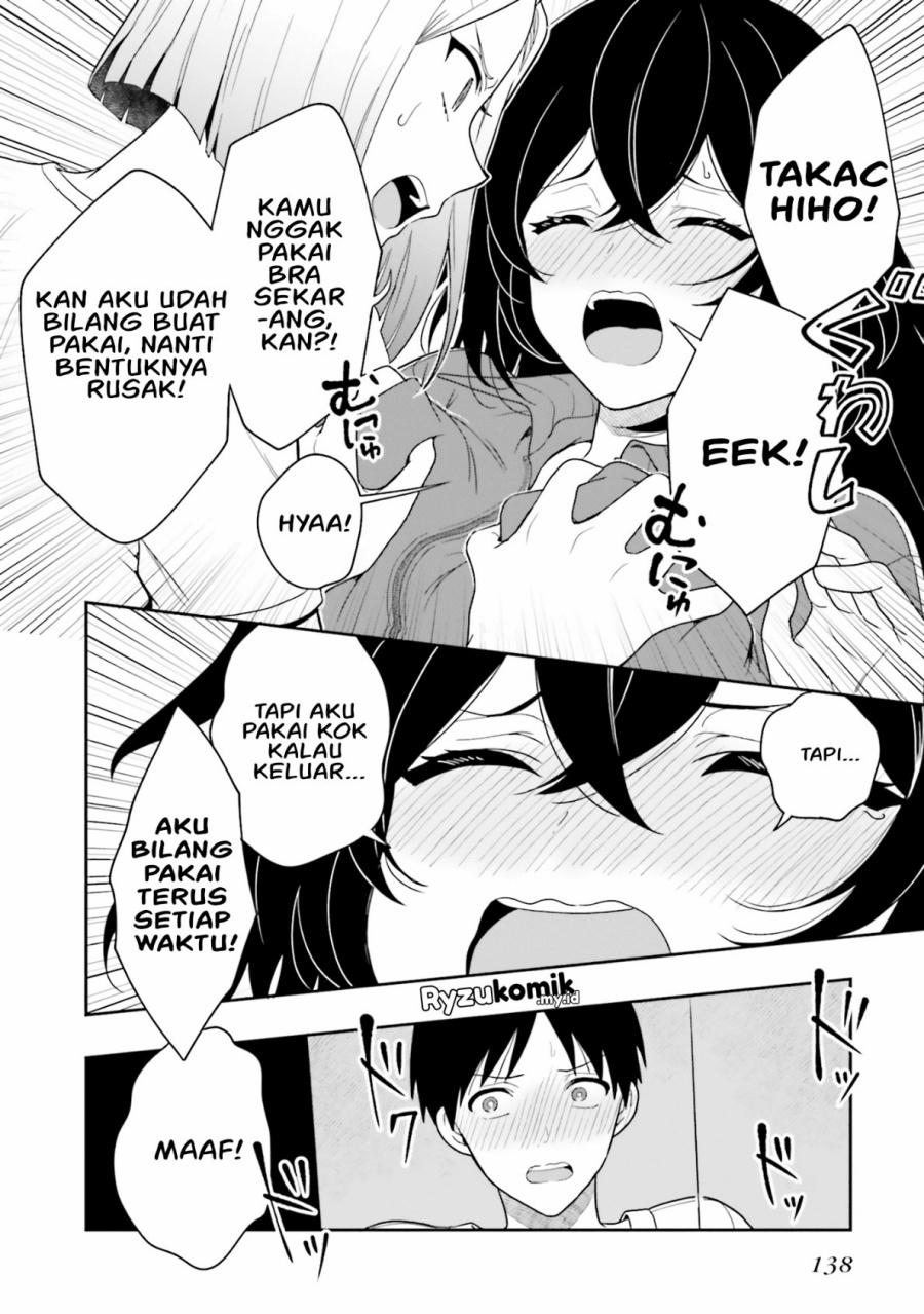 Takachiho Honoka-senpai ga SUKIde SUKIde Iroiro Gamandekinai. Chapter 10 Gambar 25
