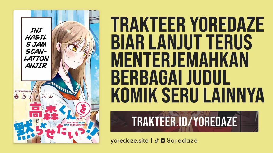 Takamori-kun wo Damarasetai!! Chapter 1 Gambar 23