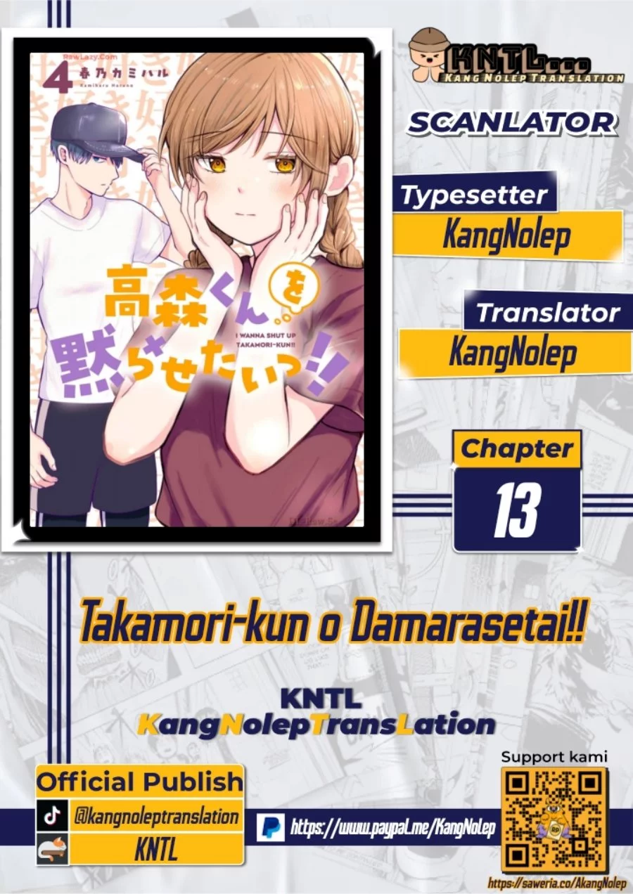 Baca Komik Takamori-kun wo Damarasetai!! Chapter 13 Gambar 1