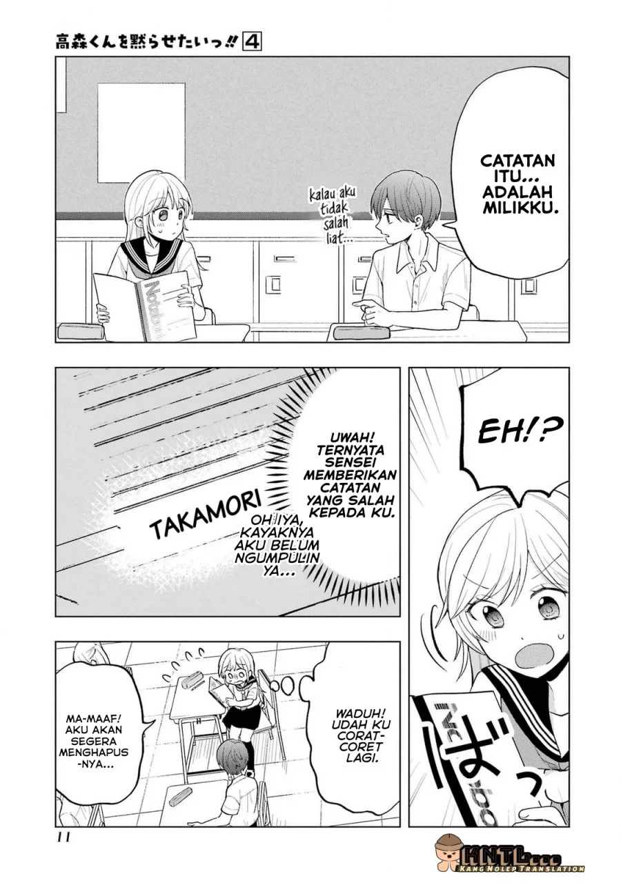Takamori-kun wo Damarasetai!! Chapter 13 Gambar 10