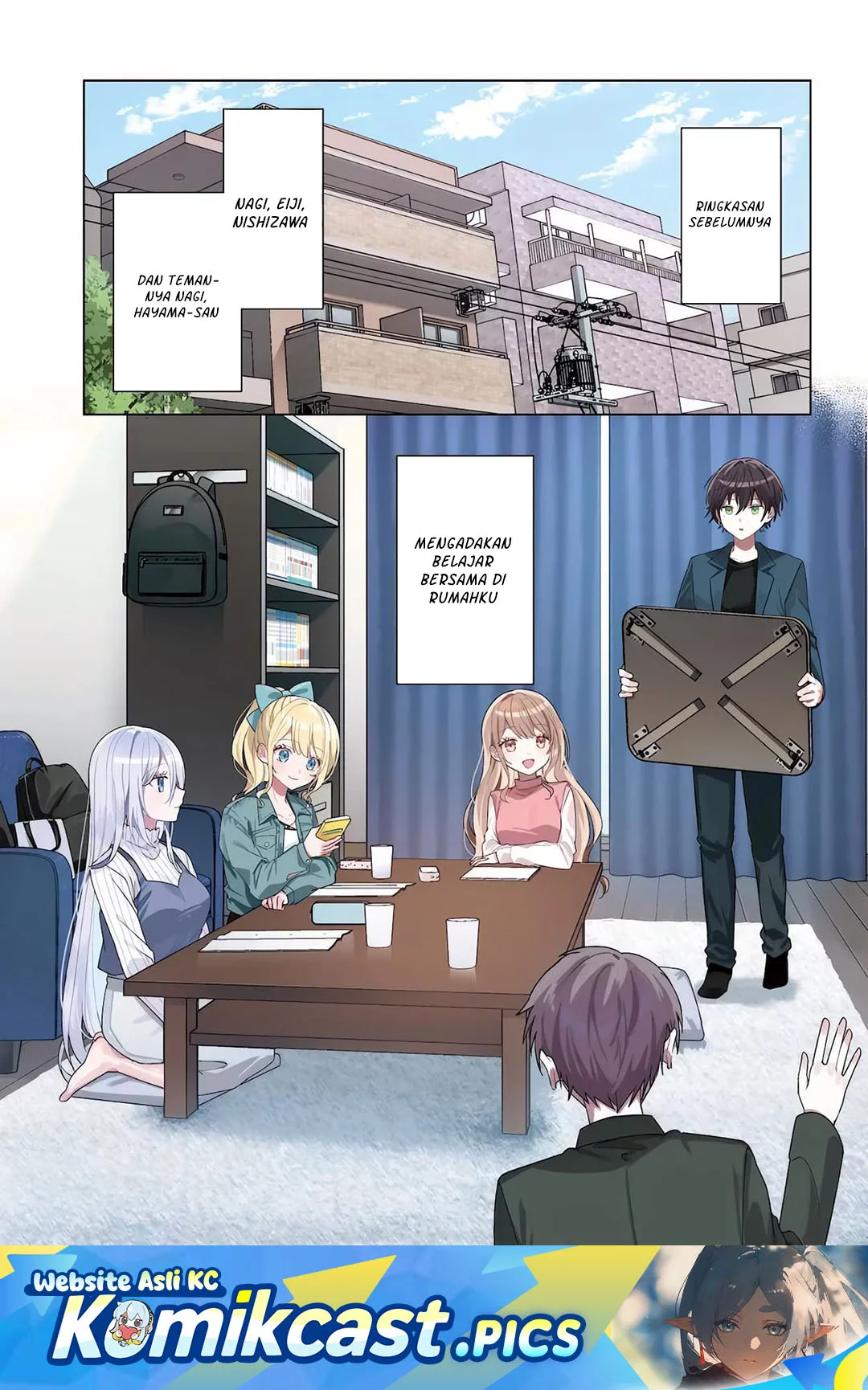 Baca Komik Takou no Hiki wo Tasuketara, Otomodachi kara Hajimeru Koto ni narimashita (After Helping “Ice Princess” from Another School, I Decided to Start As a Friend) Chapter 11.1 Gambar 1