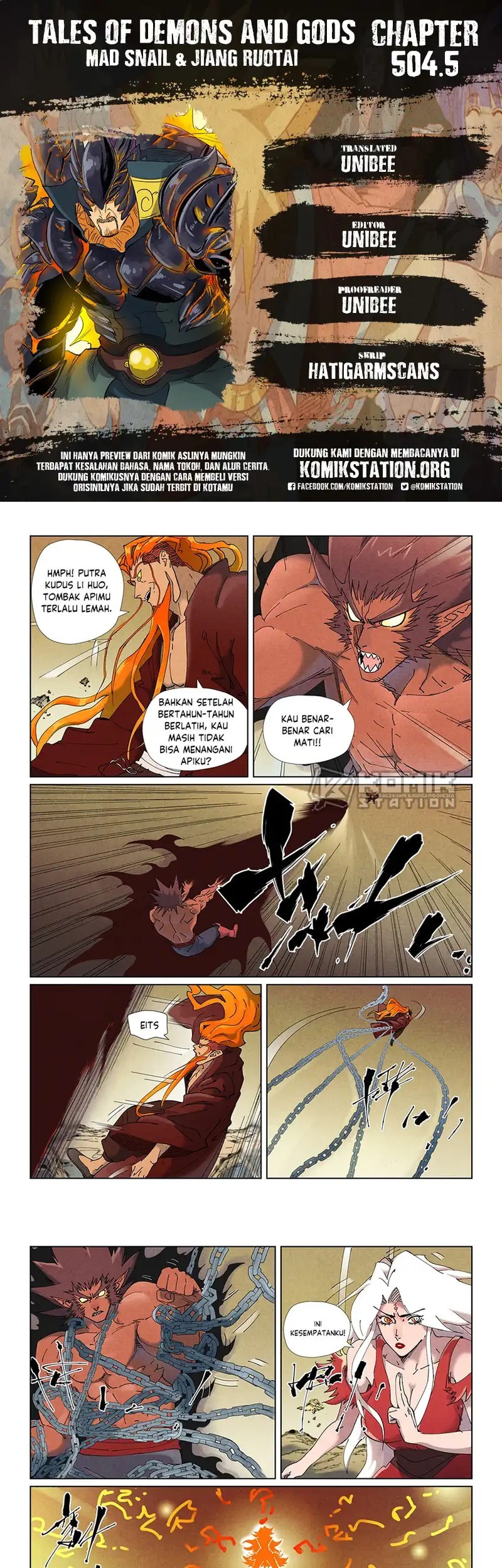 Baca Komik Tales of Demons and Gods Chapter 504.5 Gambar 1