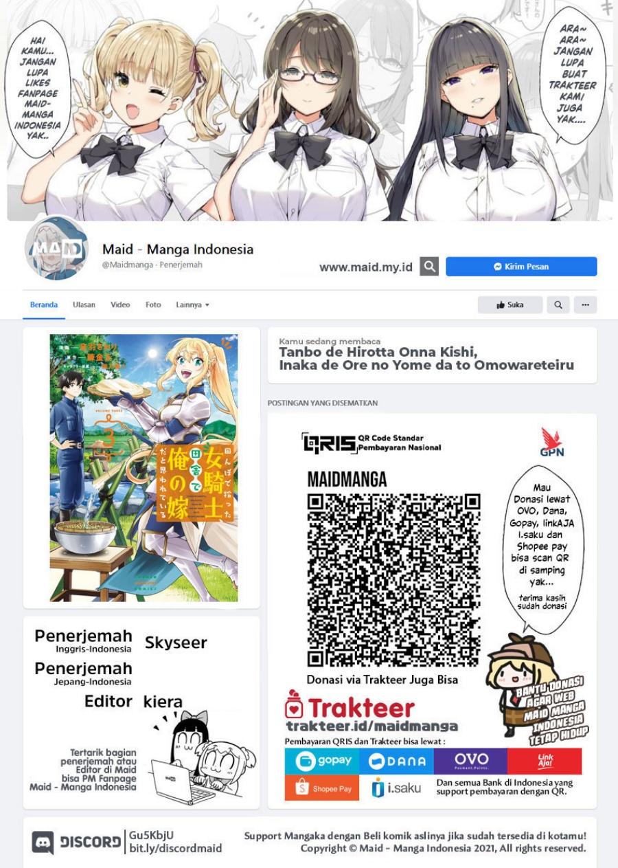 Baca  Tanbo de Hirotta Onna Kishi, Inaka de Ore no Yome da to Omowareteiru Chapter 32 Gambar 2