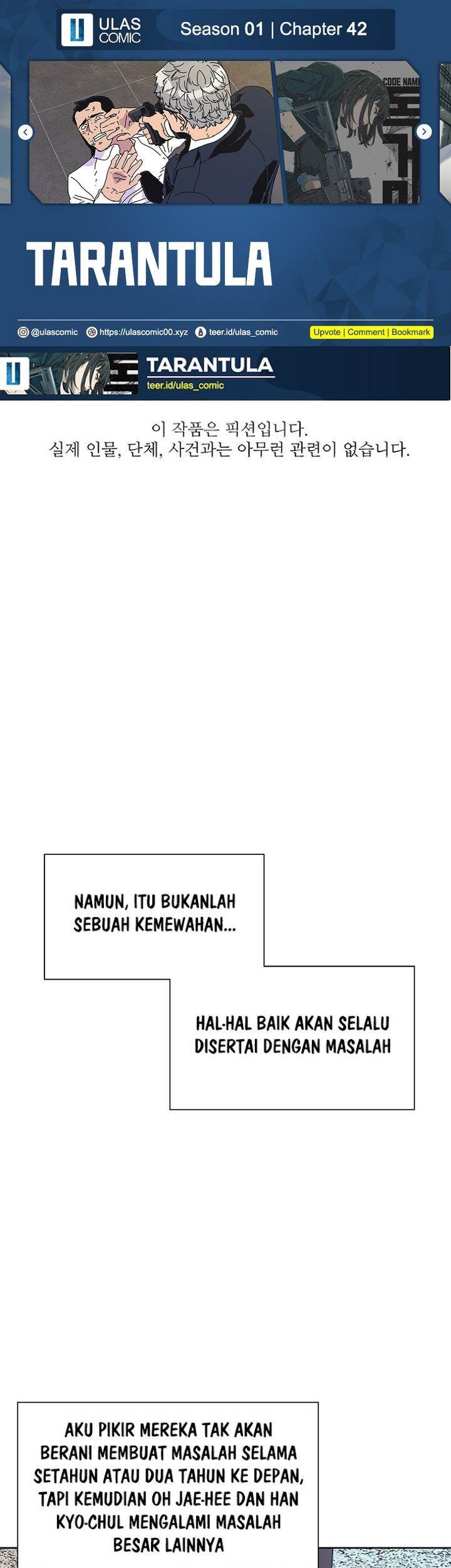 Baca Komik Tarantula (SHIN Jinwoo) Chapter 42 Gambar 1
