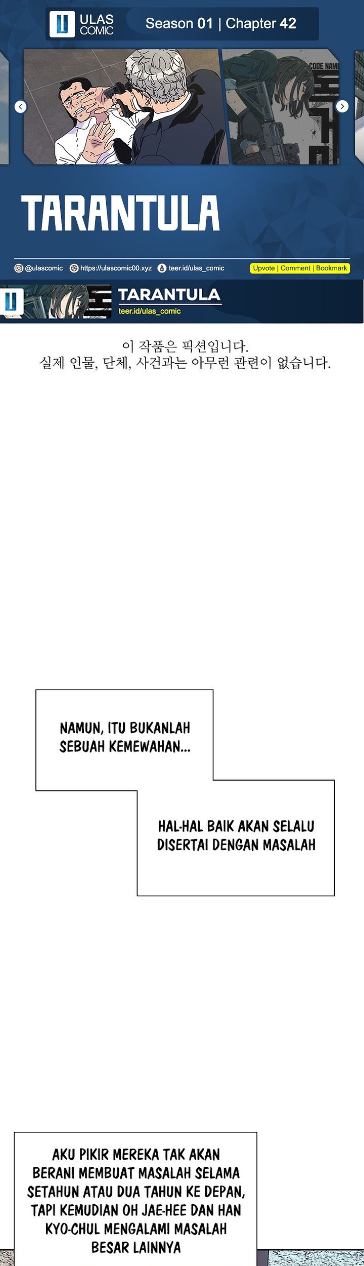 Baca Komik Tarantula Chapter 42 Gambar 1