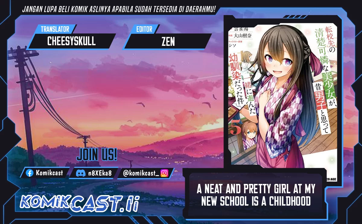 Baca Komik Tenkou-saki no Seiso Karen na Bishoujo ga, Mukashi Danshi to Omotte Issho ni Asonda Osananajimi datta Ken Chapter 24 Gambar 1