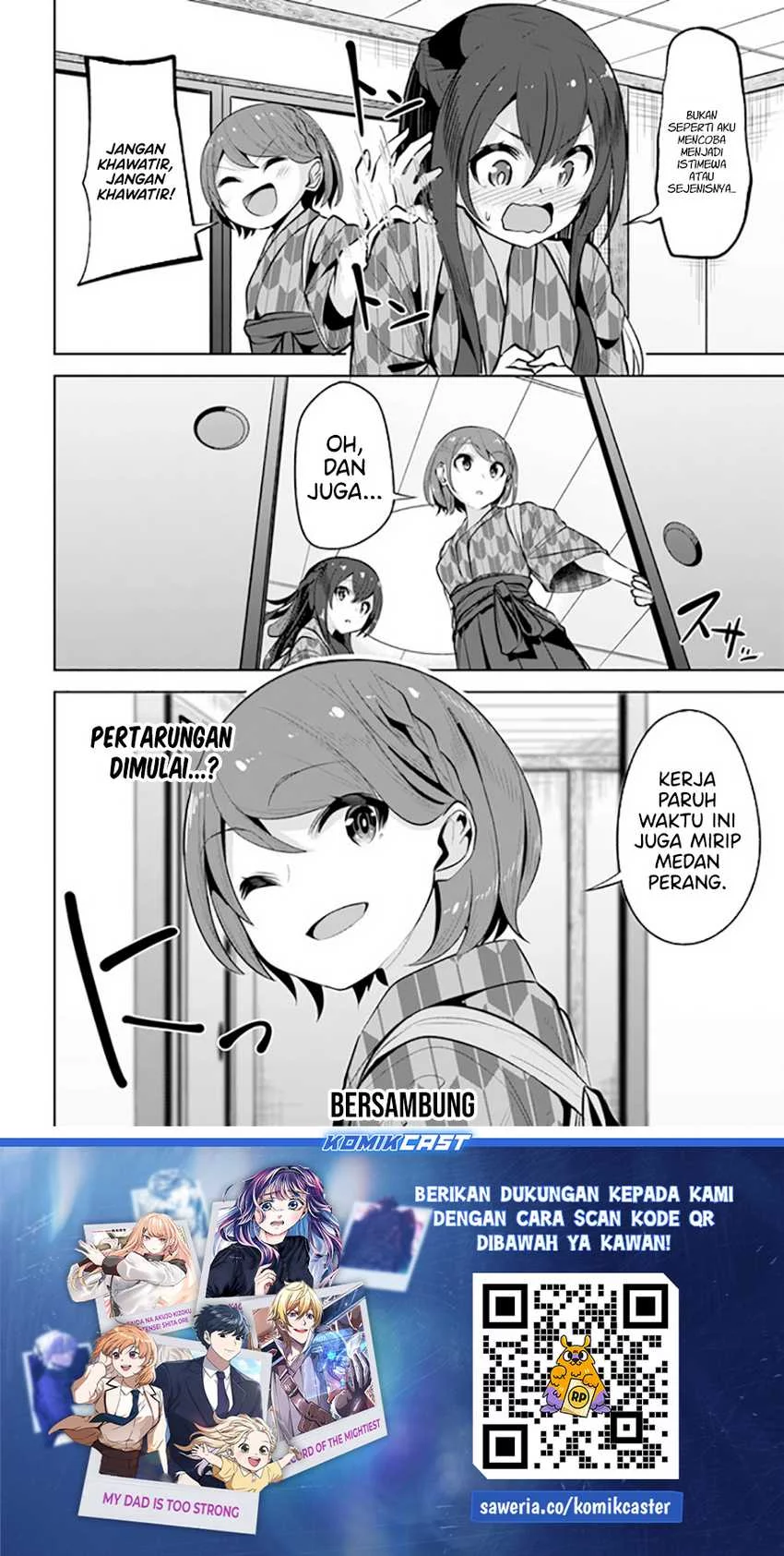 Tenkou-saki no Seiso Karen na Bishoujo ga, Mukashi Danshi to Omotte Issho ni Asonda Osananajimi datta Ken Chapter 25 Gambar 33