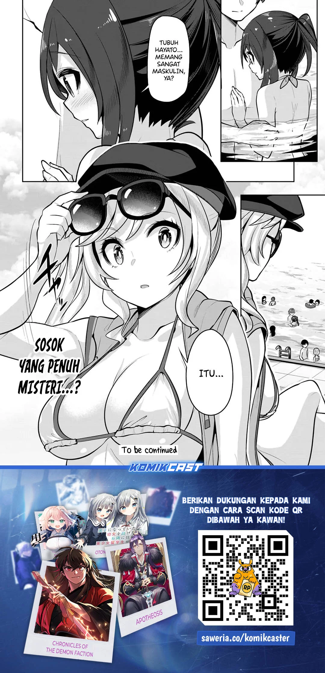 Tenkou-saki no Seiso Karen na Bishoujo ga, Mukashi Danshi to Omotte Issho ni Asonda Osananajimi datta Ken Chapter 29 Gambar 31