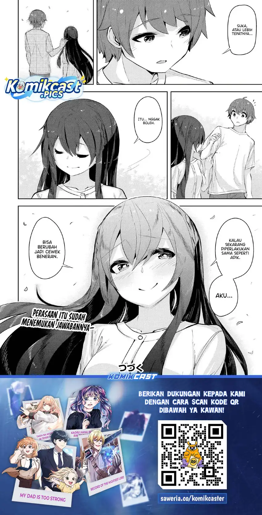 Tenkou-saki no Seiso Karen na Bishoujo ga, Mukashi Danshi to Omotte Issho ni Asonda Osananajimi datta Ken Chapter 35 Gambar 31