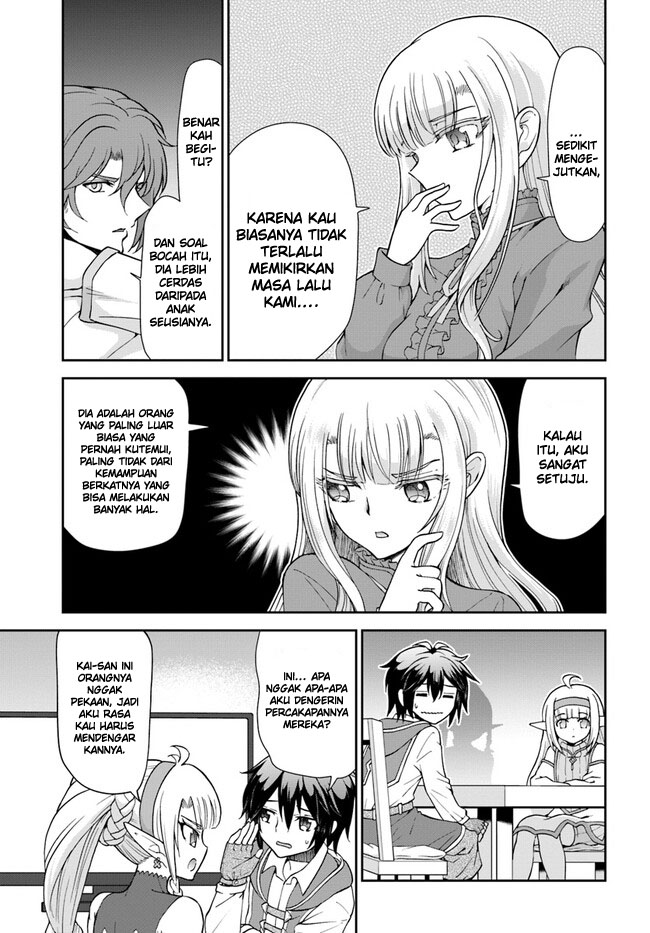 Tenohira Kaitakumura de Isekai Kenkouki ~Fueteku Yome-tachi to Nonbiri Mujintou Raifu~ Chapter 44 Gambar 10