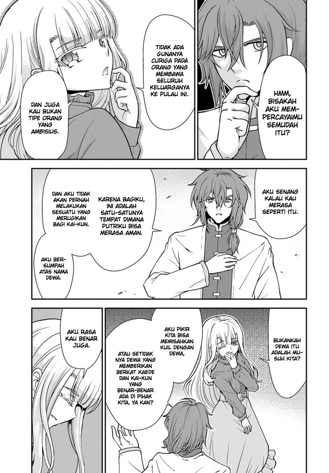 Tenohira Kaitakumura de Isekai Kenkouki ~Fueteku Yome-tachi to Nonbiri Mujintou Raifu~ Chapter 44 Gambar 16