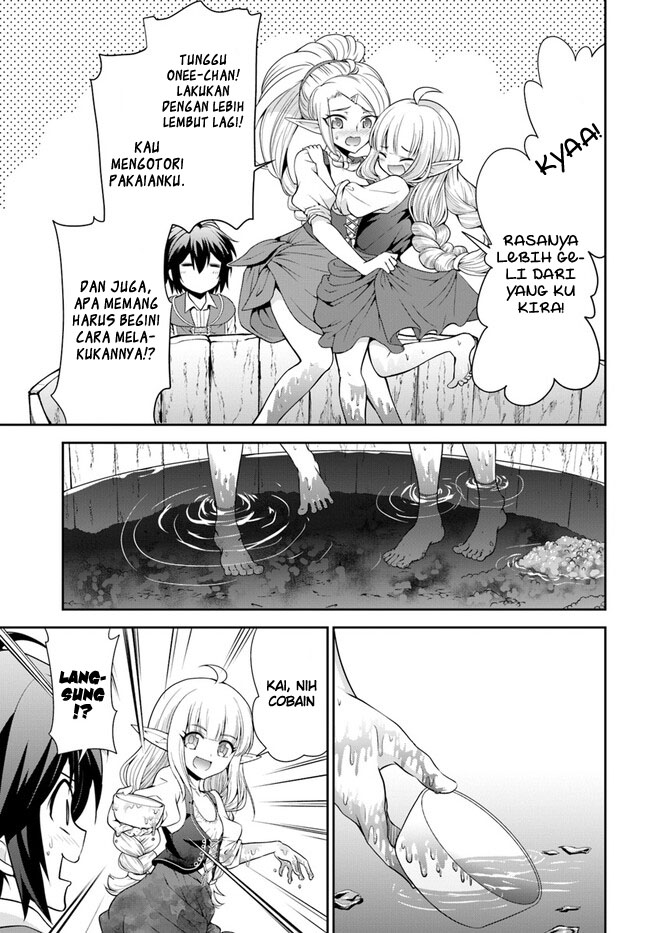Tenohira Kaitakumura de Isekai Kenkouki ~Fueteku Yome-tachi to Nonbiri Mujintou Raifu~ Chapter 45 Gambar 10