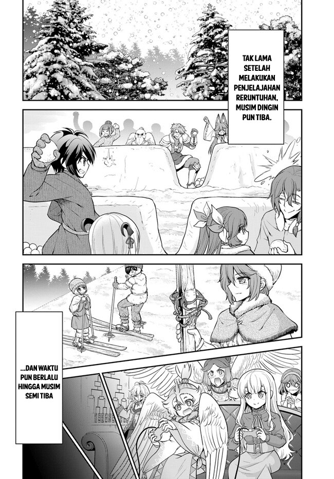 Tenohira Kaitakumura de Isekai Kenkouki ~Fueteku Yome-tachi to Nonbiri Mujintou Raifu~ Chapter 47 Gambar 5