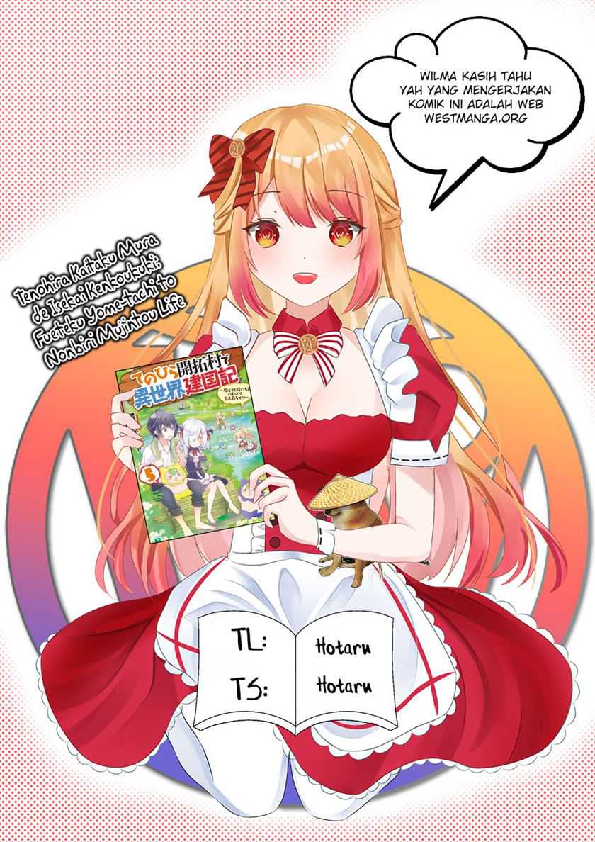 Tenohira Kaitakumura de Isekai Kenkouki ~Fueteku Yome-tachi to Nonbiri Mujintou Raifu~ Chapter 48 Gambar 3