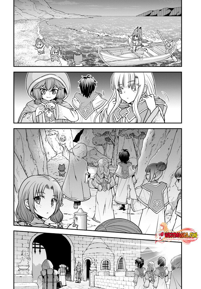 Tenohira Kaitakumura de Isekai Kenkouki ~Fueteku Yome-tachi to Nonbiri Mujintou Raifu~ Chapter 49 Gambar 23
