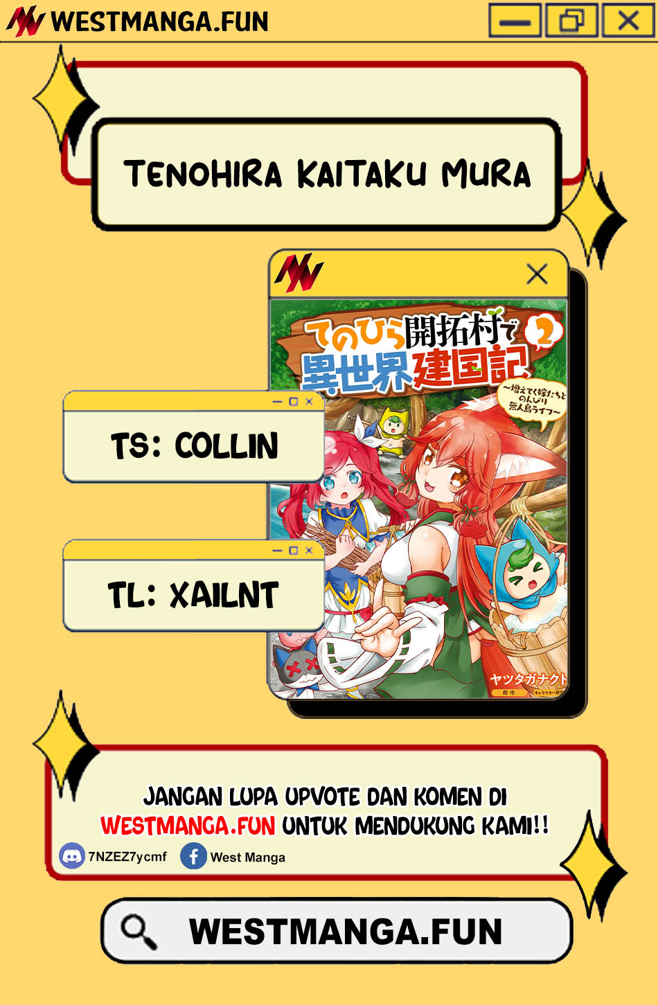 Tenohira Kaitakumura de Isekai Kenkouki ~Fueteku Yome-tachi to Nonbiri Mujintou Raifu~ Chapter 54 Gambar 4