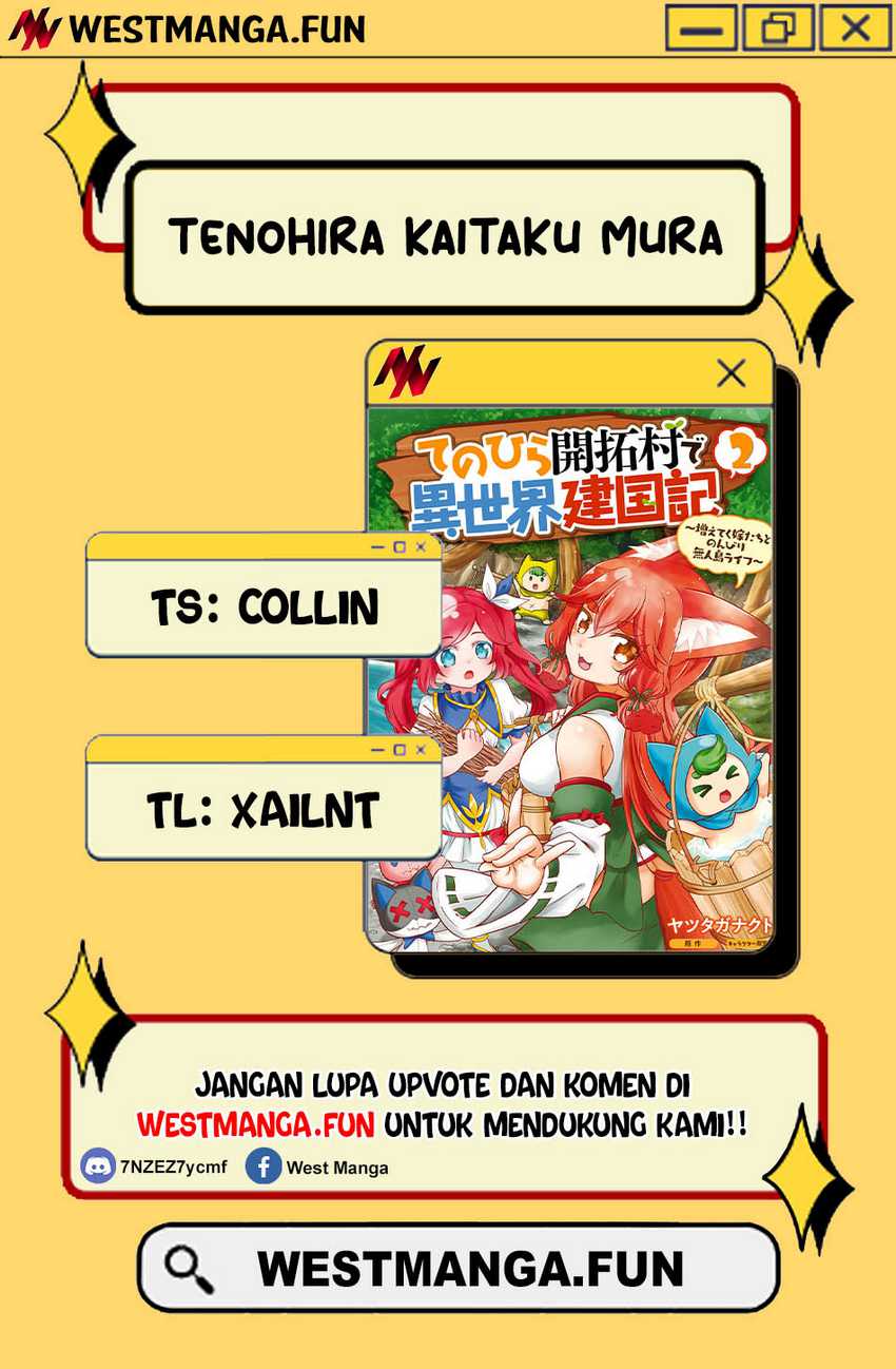Tenohira Kaitakumura de Isekai Kenkouki ~Fueteku Yome-tachi to Nonbiri Mujintou Raifu~ Chapter 55 Gambar 4
