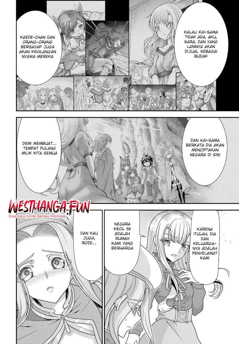 Tenohira Kaitakumura de Isekai Kenkouki ~Fueteku Yome-tachi to Nonbiri Mujintou Raifu~ Chapter 56 Gambar 14