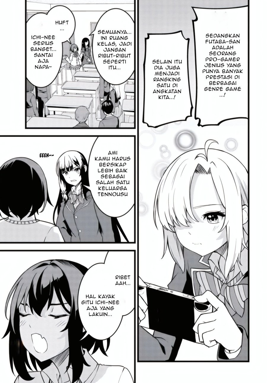 Tensai Bishoujo Sanshimai wa Isourou ni Dake Choro Kawaii Chapter 1 Gambar 13