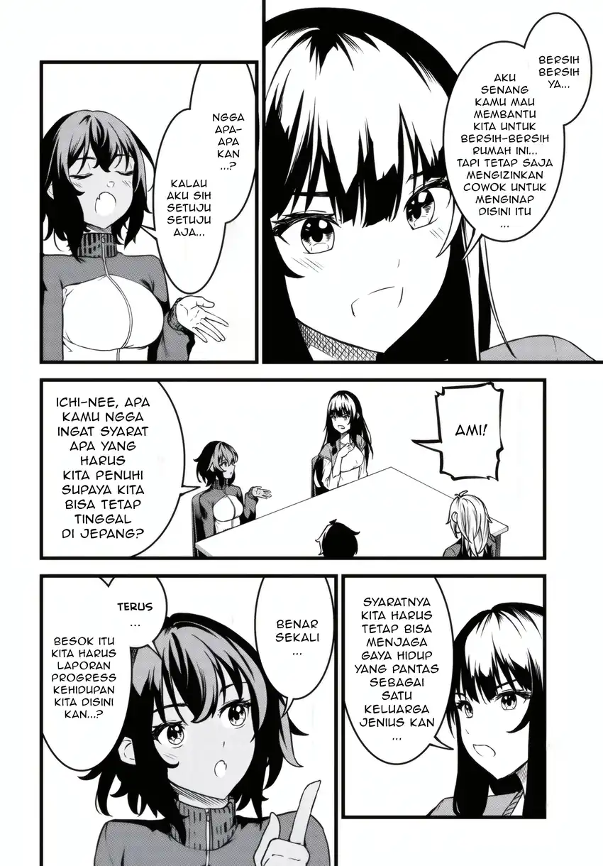 Tensai Bishoujo Sanshimai wa Isourou ni Dake Choro Kawaii Chapter 2 Gambar 11