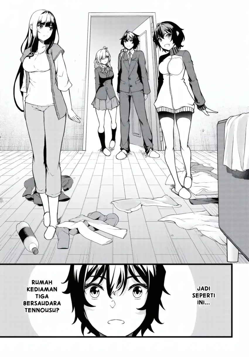 Tensai Bishoujo Sanshimai wa Isourou ni Dake Choro Kawaii Chapter 2 Gambar 4