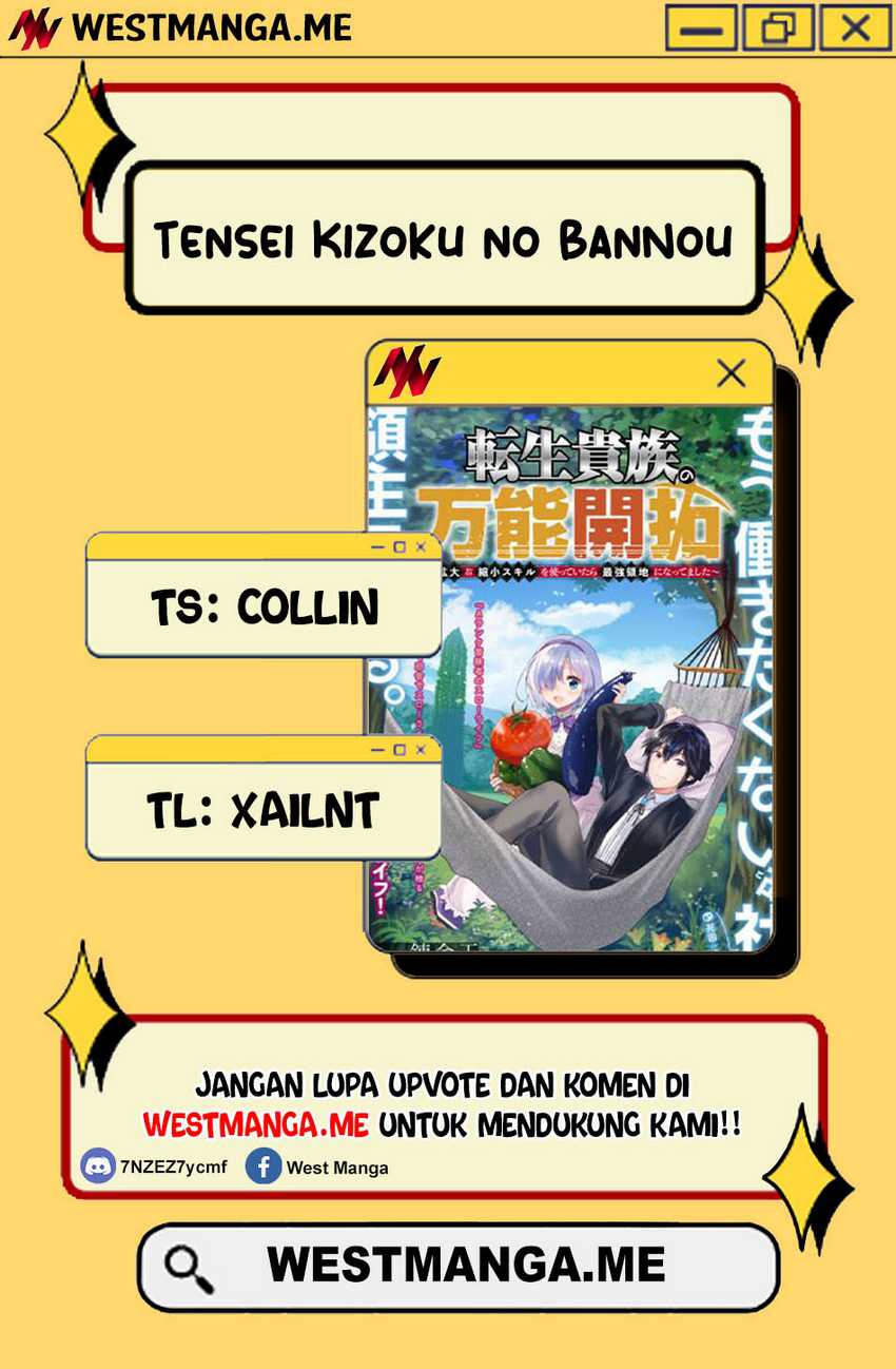 Baca Komik Tensei Kizoku no Bannou Kaitaku Kara ~”Kakudai & Shukushou” Sukiru o Tsukatte Itara Saikyou Ryouchi ni Narimashita~ Chapter 48 Gambar 1
