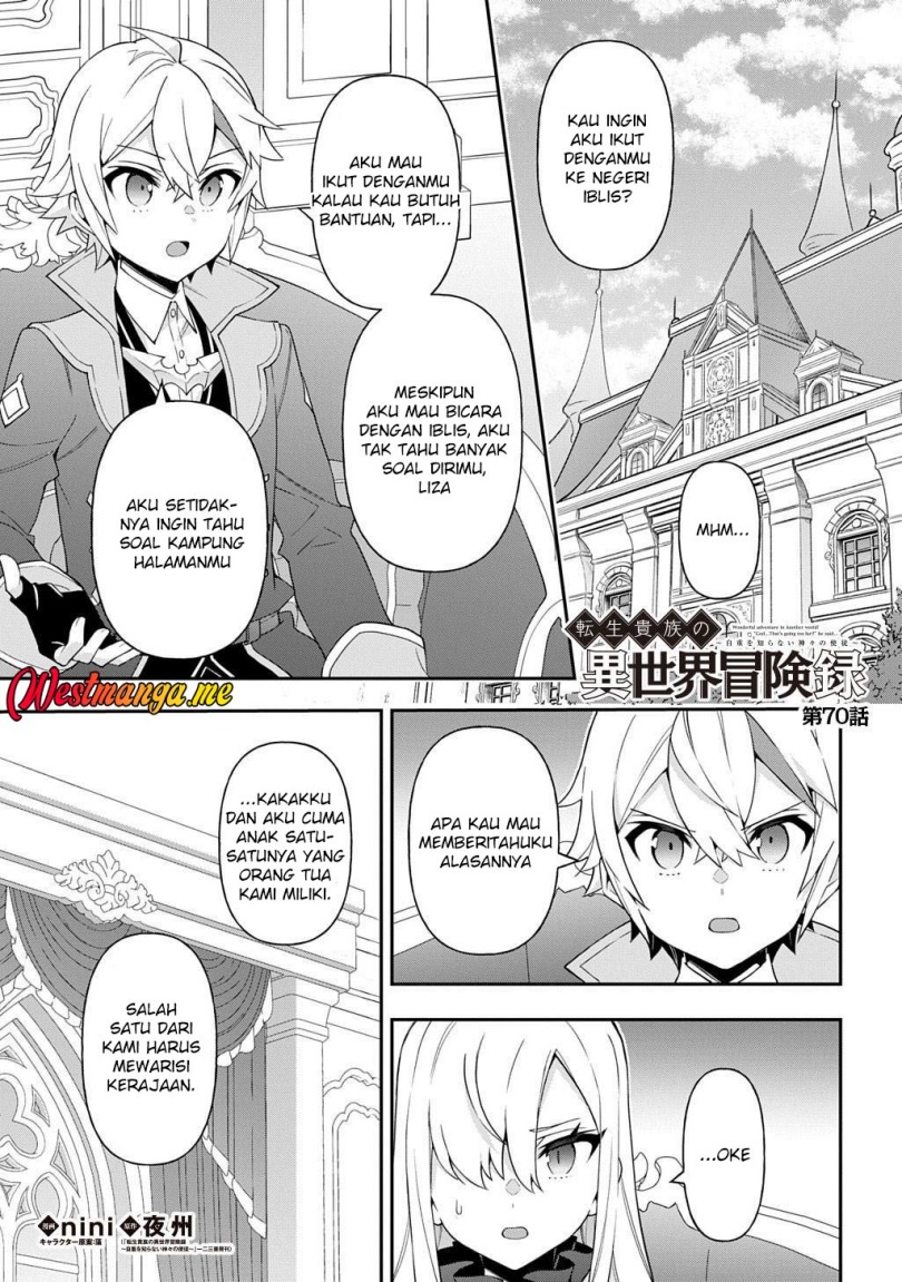 Baca Tensei Kizoku no Isekai Boukenroku ~Jichou wo Shiranai Kamigami no Shit Chapter 70 Gambar 2