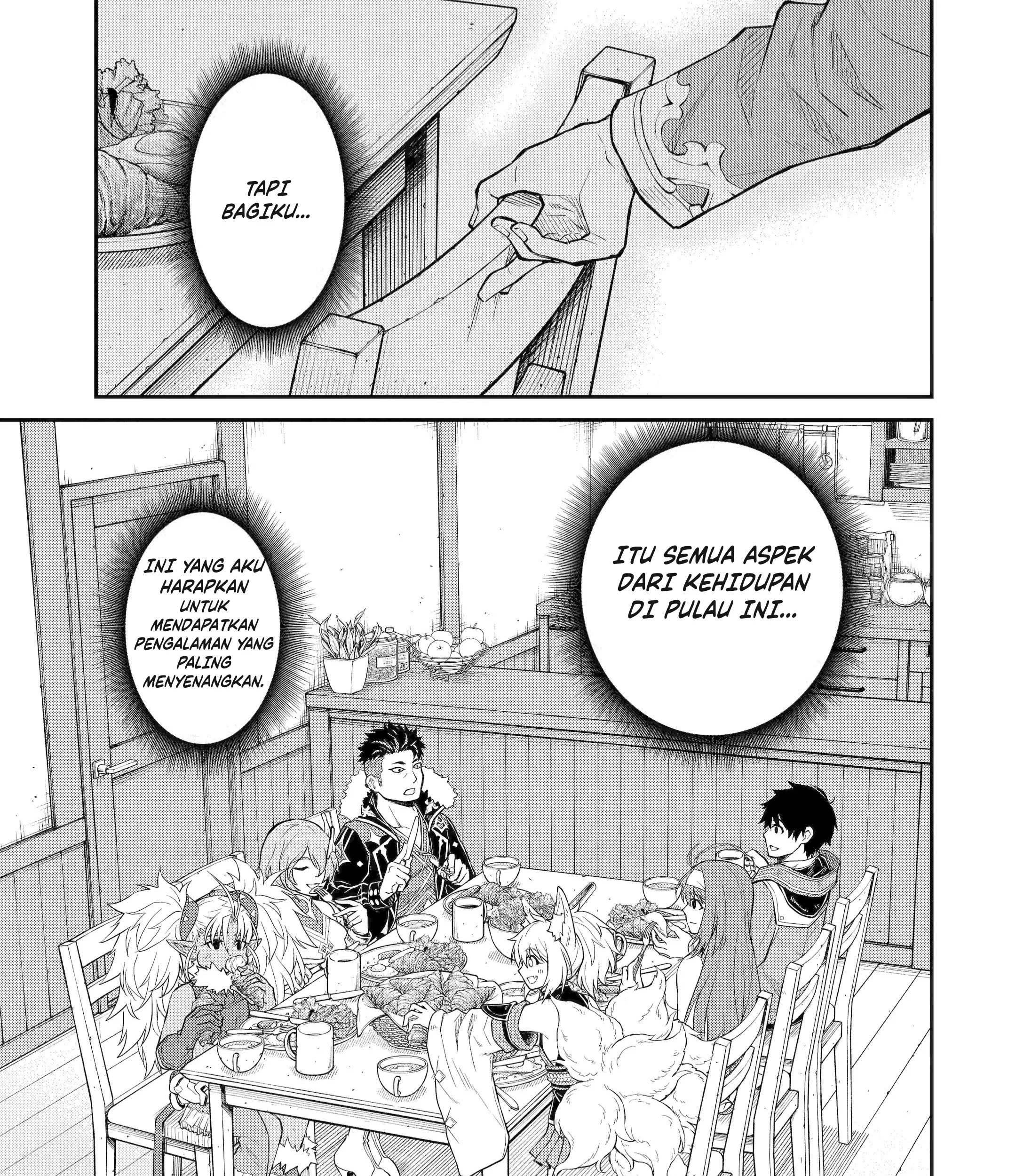 Tensei Shitara Saikyoushutachi ga Sumau Shima Deshita. Kono Shima de Slow Life wo Tanoshimimasu Chapter 18 Gambar 70