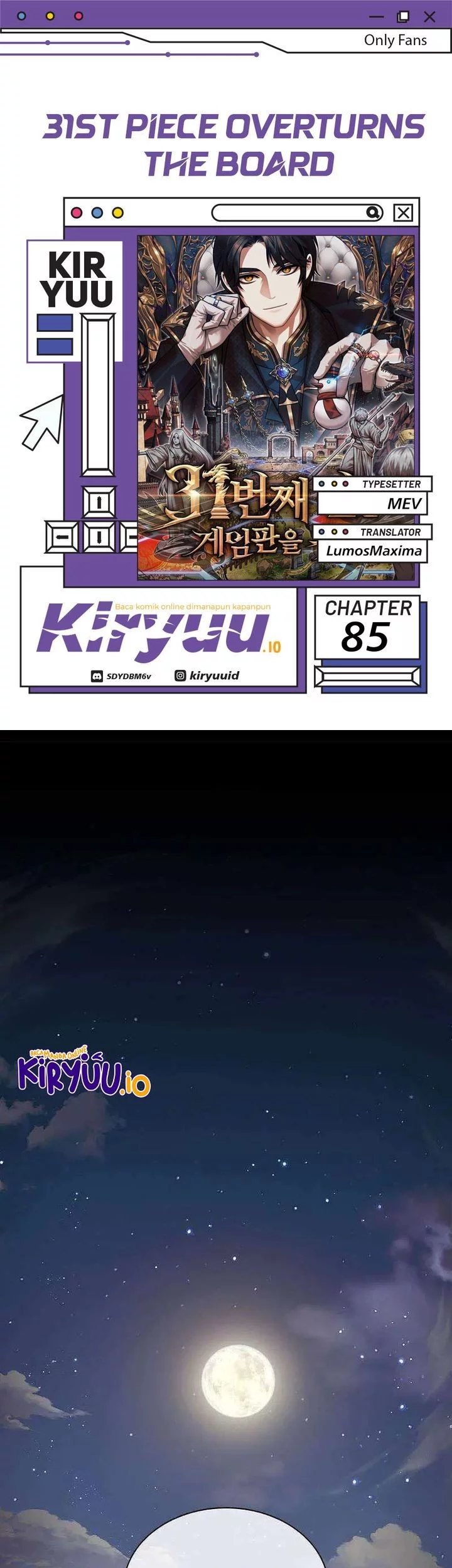 Baca Komik The 31st Piece Turns the Tables Chapter 85 Gambar 1