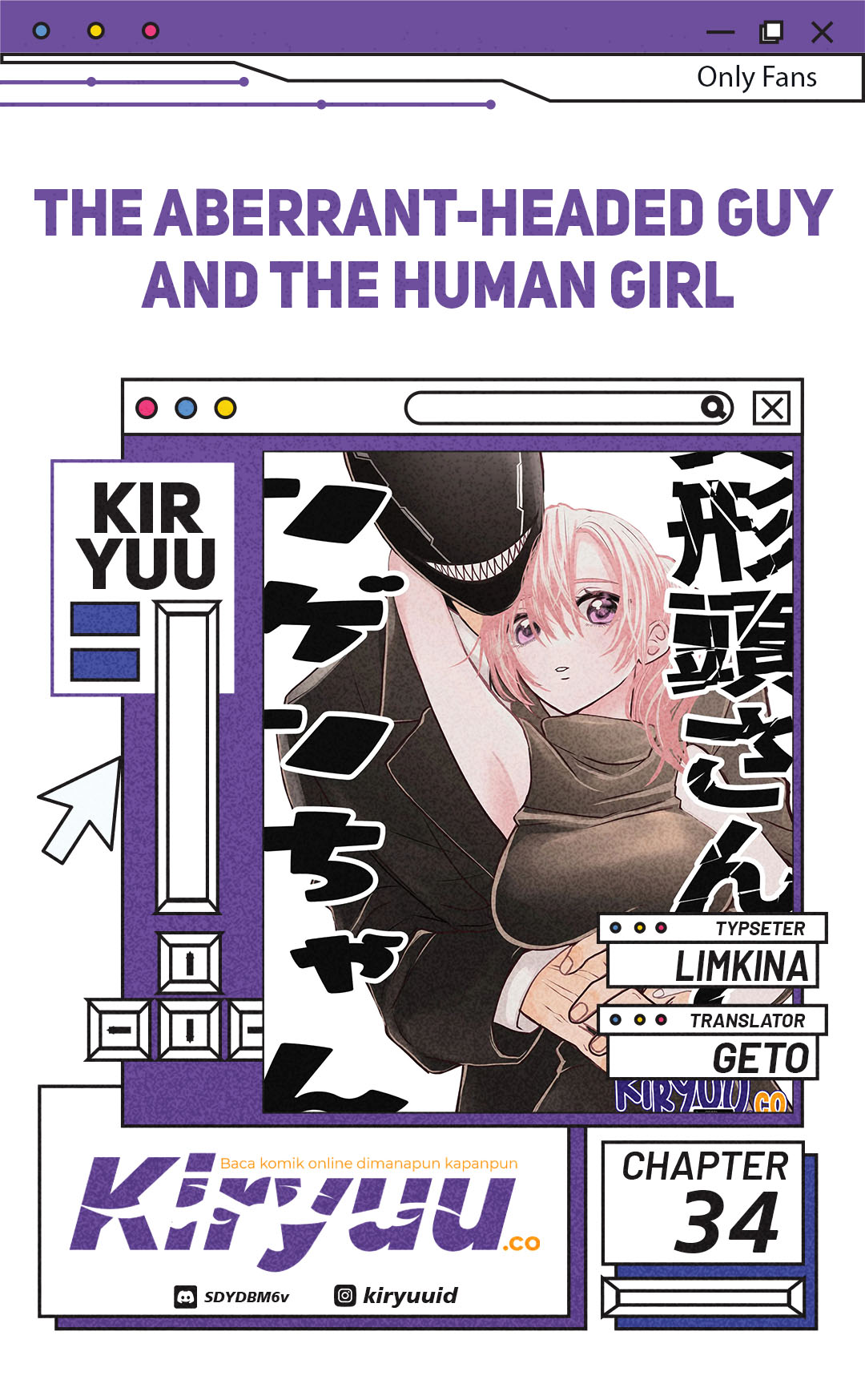 Baca Komik The Aberrant-Headed Guy and the Human Girl Chapter 34 Gambar 1