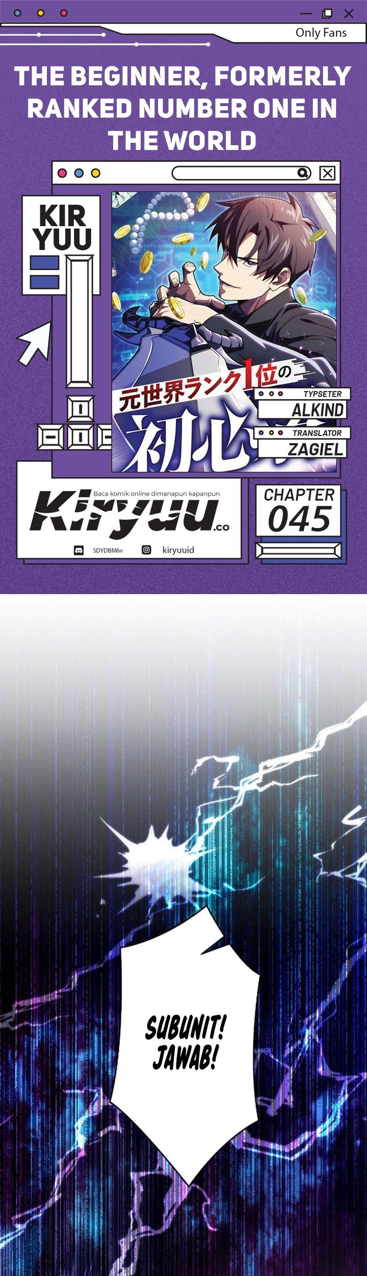 Baca Komik The Beginner, Formerly Ranked Number One in the World Chapter 45 Gambar 1